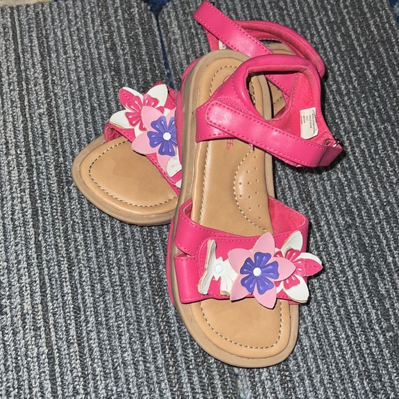 🔅Cherokee brand pink sandals, size 12 gently used condition - Picture 3 of 4
